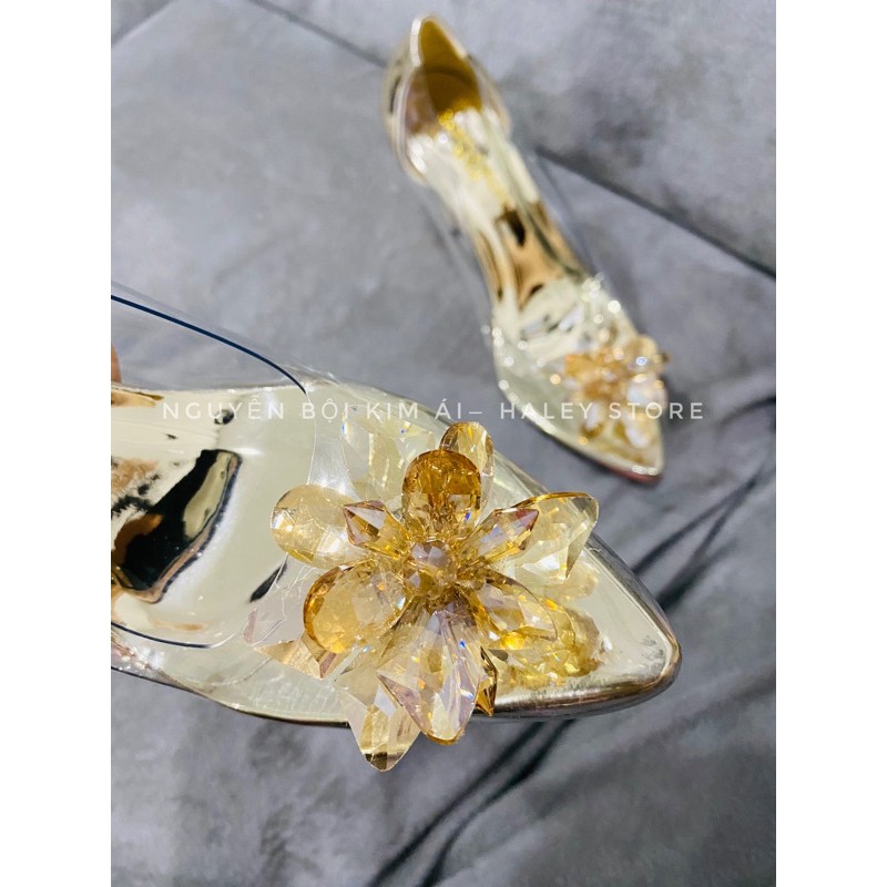 Giày bít cao gót tiểu thư đính đá phale -[Hình+Video thật] | BigBuy360 - bigbuy360.vn