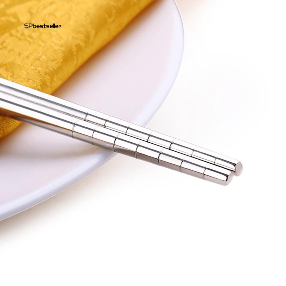 Đôi đũa dài 14inch chống trượt bằng thép không gỉ tiện dụng