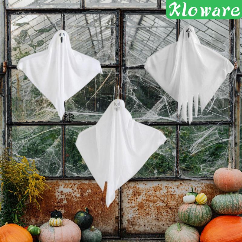 Bộ 3 Hình Nộm Ma Đang Bay Dễ Thương Treo Trang Trí Sân Vườn / Sân Vườn