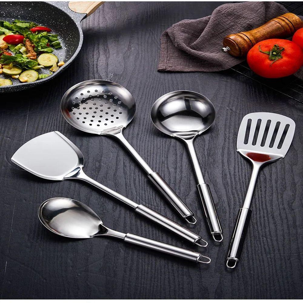 SHOUKEY Muỗng Ăn Súp / Súp Thiết Kế Mới Dùng Khi Đi Cắm Trại Ngoài