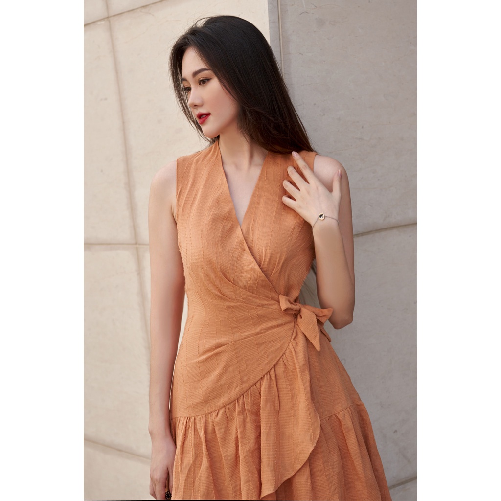 OLV - Đầm Orange Wrapping Dress