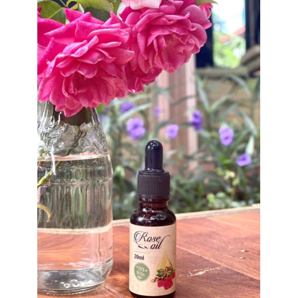 Dầu dưỡng hoa hồng Phúc An House (Rose Oil) dưỡng ẩm, ngăn ngừa lão hoá, tái tạo da - 20ml