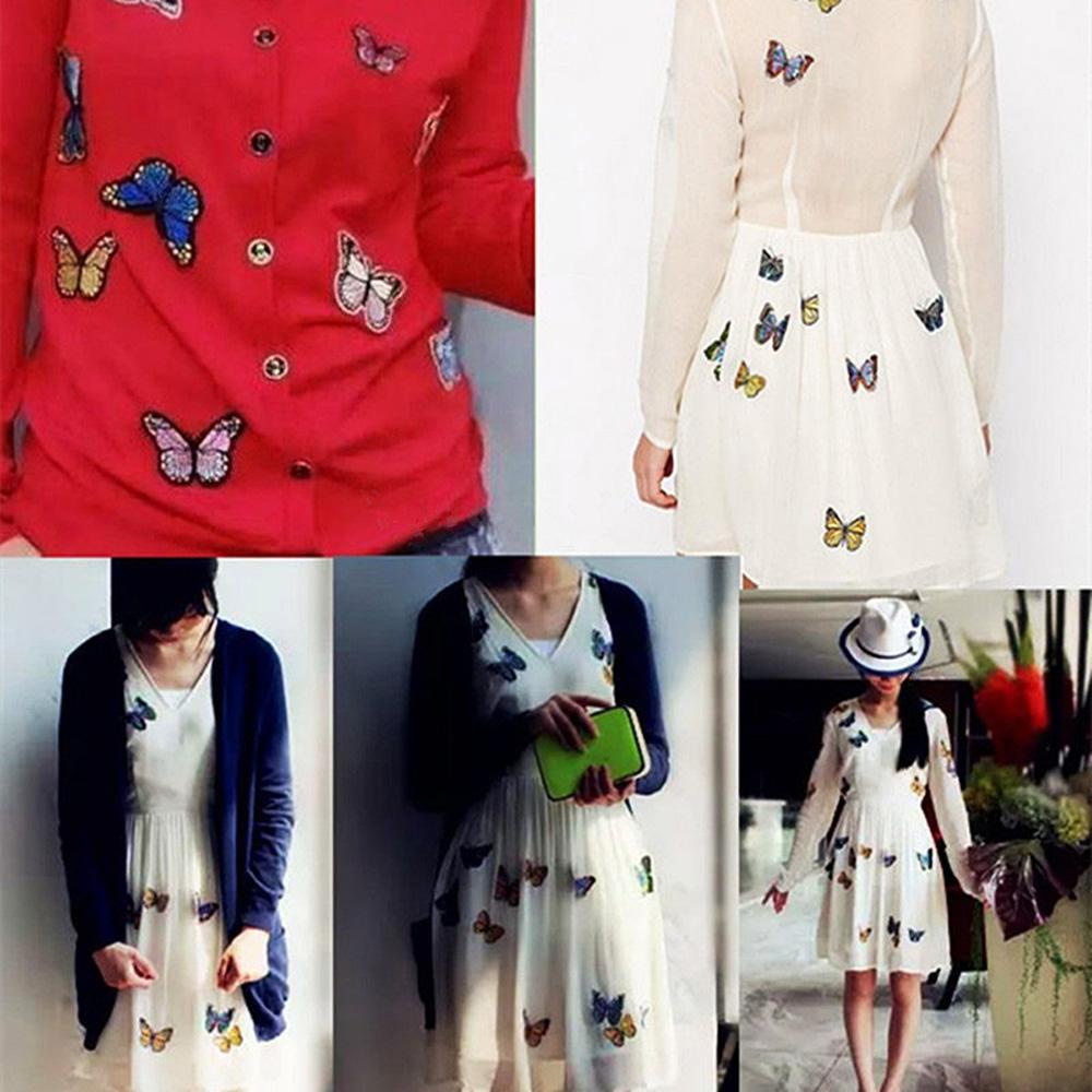 Sticker Ủi Quần Áo Hình Bướm Xinh Xắn