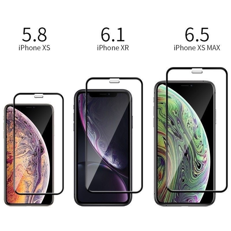Kính cường lực 9D cho iPhone 6 đến 14 pro max Full màn hình