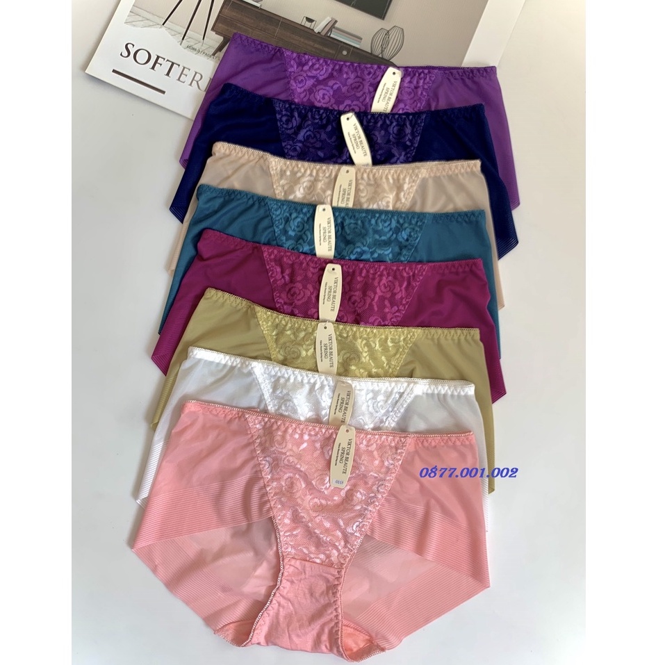 HÀNG BIG SIZE . Set 5 quần chíp lưới lưng cao