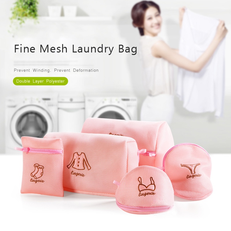 Túi Lưới Giặt Đồ Lót/Vớ Có Khóa Kéo Nhiều Kiểu Dáng Lựa Chọn