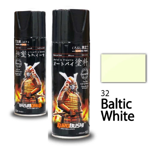 Sơn xịt Samurai Kurobushi - MÀU TRẮNG BALTIC 32 (400ml)