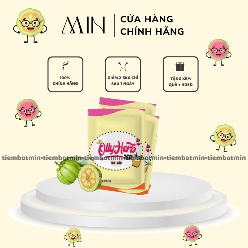 Gói lẻ detox Olly Herb trà bứa vị bí đao/ giu dang