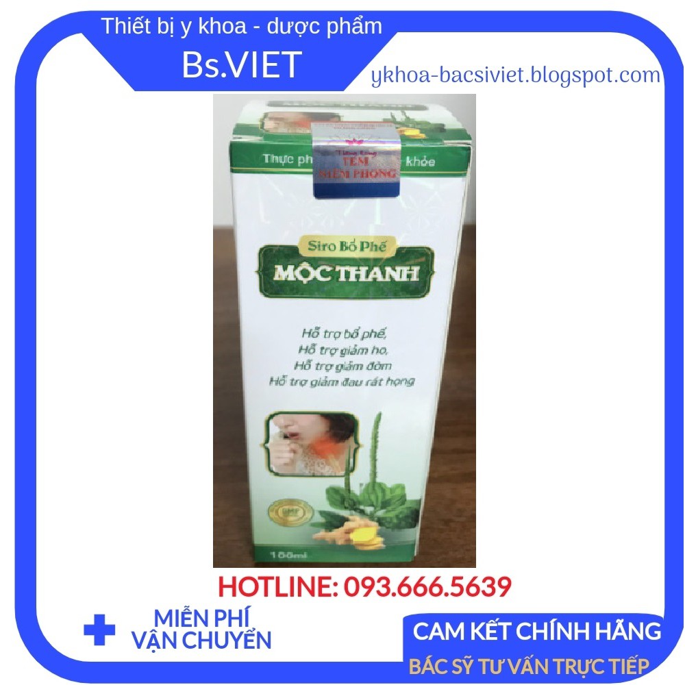 Siro BỔ PHẾ MỘC THANH -Khắc Tinh Viêm họng hạt Viêm Amidan mãn tính- Viêm phế quản- Viêm Phổi- Ho Đờm, Ho Khan hiệu quả