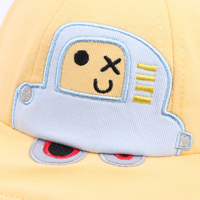 Nón chống nắng cho bé , nón trẻ em rộng vành họa tiết xe tthời trang dễ thương bé trai, bé gái