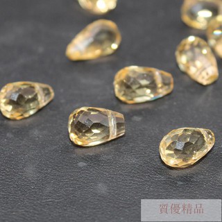 Đá Pha Lê Tự Nhiên Màu Vàng Hình Giọt Nước Dùng Để Trang Trí