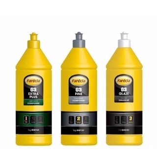 Sáp đánh bóng Epoxy hoàn thiện 3 bước Farecla, Xi đánh bóng 3 bước chai 1L