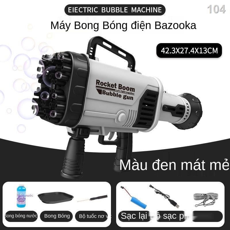 EMáy thổi bong bóng bazooka 44 lỗ rung cùng phong cách net người nổi tiếng súng thổi bong bóng đồ chơi bong bóng