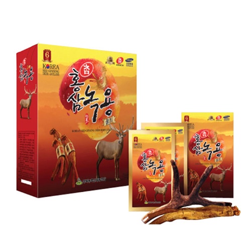 Nước hồng sâm nhung hươu Kanghwa hàn quốc, hộp 30 gói x70ml - Chiết xuất hồng sâm nhung hươu chính hãng