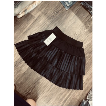Chân Váy Nữ 💖FREESHIP💖 Chân Váy Cá Tính Xếp Ly 2 Tầng Có Quần Trong SP12