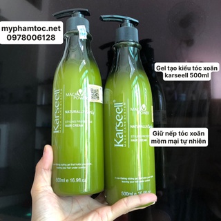 GEL KARSEELL GIỮ NẾP TÓC UỐN XOĂN NATURALLY CURLY 500ML