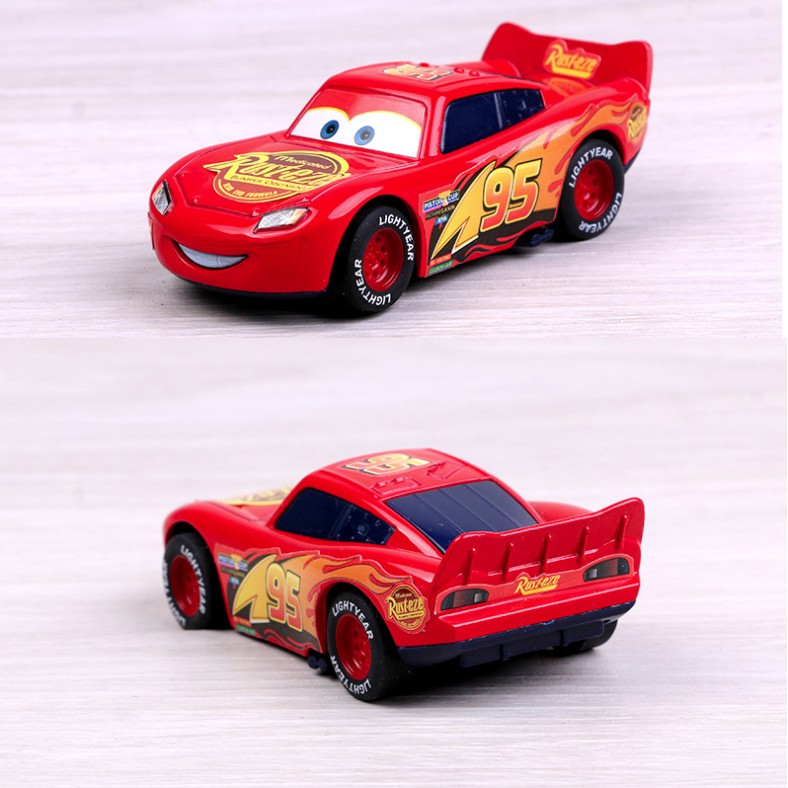 Bộ 4 Xe mô hình ô tô nhân vật Lightning Mc queen car 3  đồ chơi trẻ em xe bằng kim loại