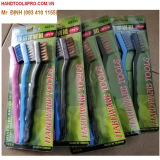 Bộ 3 bàn chải sắt BUDDY A0134