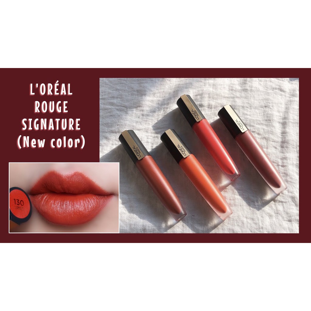 Son Loreal Rouge Signature