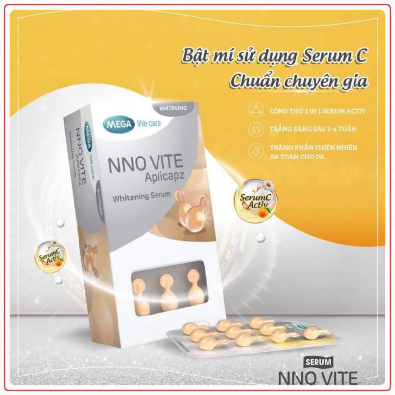 Viên Dưỡng Da NNO Vitamin E & NNO Vite Dưỡng Trắng Da (Hộp 30 viên)