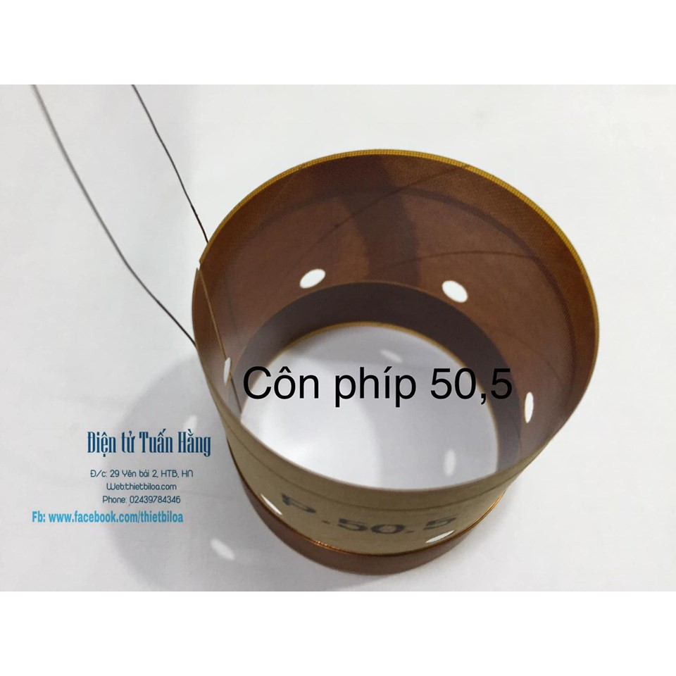 Côn loa bass 50,5 2 lớp phíp,