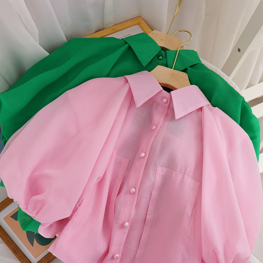 Áo Kiểu Tay Phồng Thiết Kế Đơn Giản Hợp Thời Trang | BigBuy360 - bigbuy360.vn