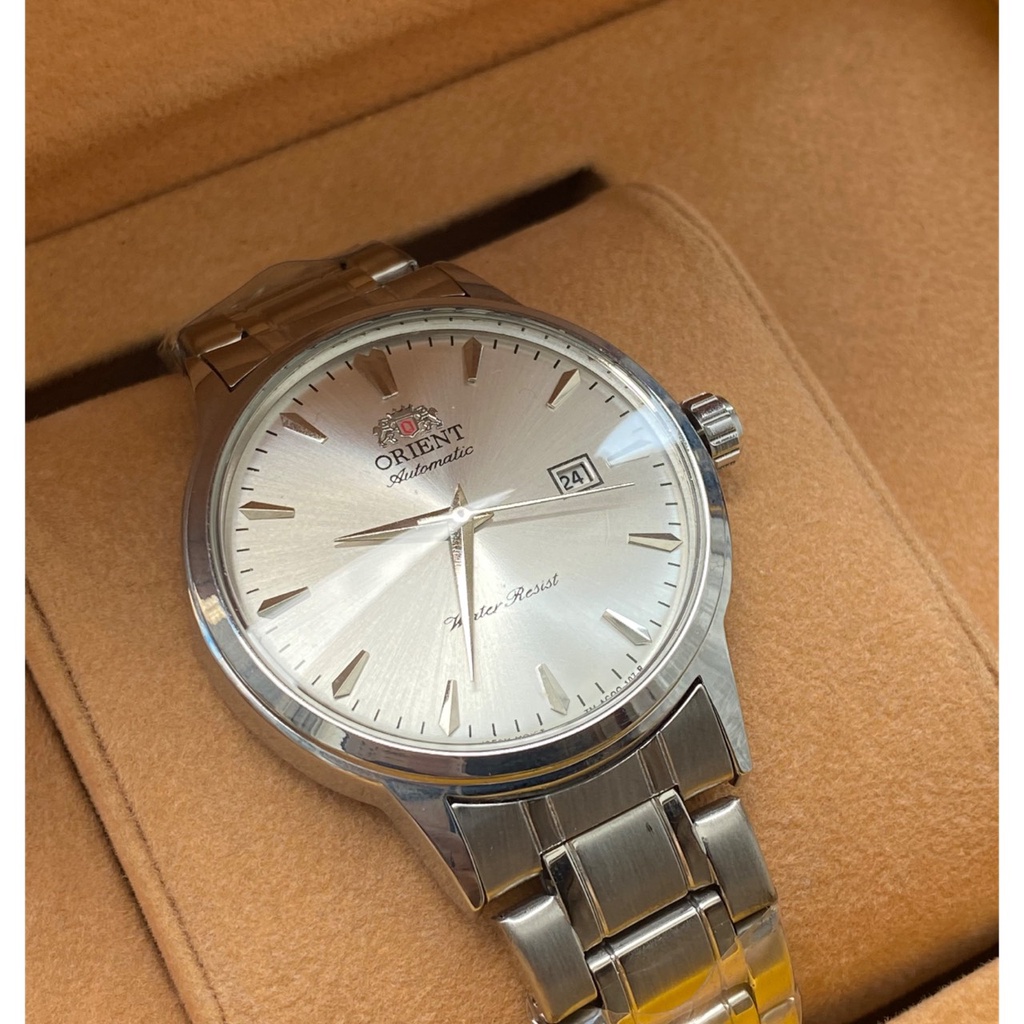 Đồng hồ nam O.rient dây thép không gỉ, máy pin