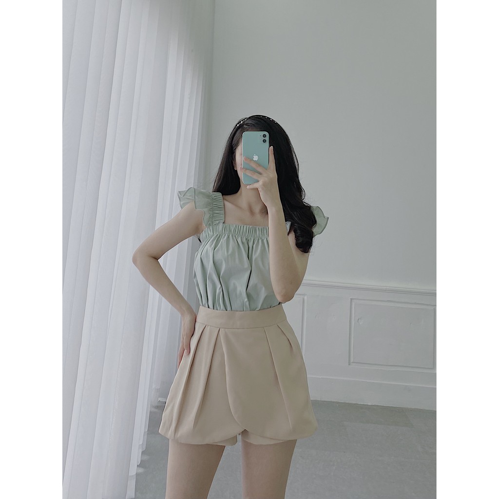 YU CHERRY | Áo nữ Ruffle Flying Top YA370