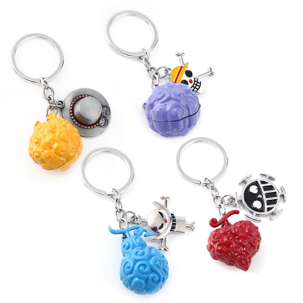 Móc Khóa Kim Loại Hình Trái Cây Ác Quỷ Trong Phim Hoạt Hình ONE PIECE
