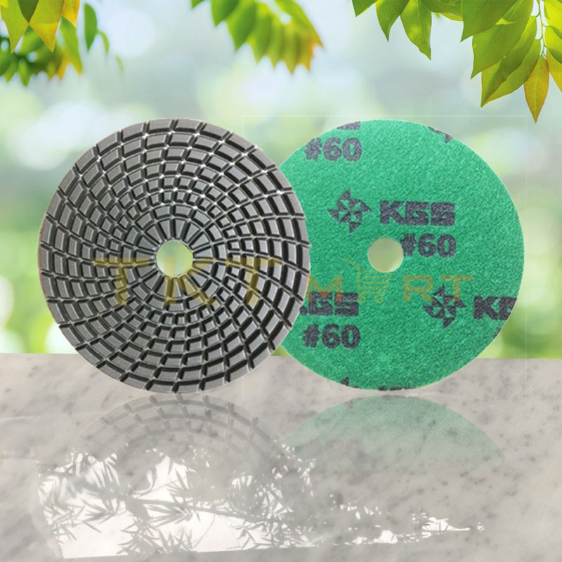 Đĩa mài, đánh bóng kim cương KGS Speedline MM 100/10 QRS hỗ trợ đánh bóng đá Marble, Terrazzo số 60, nhập Thụy Sĩ