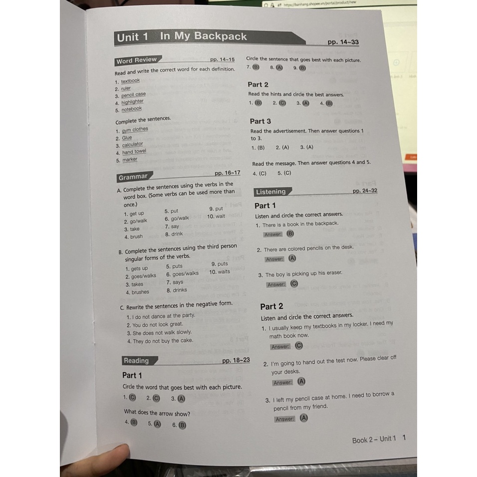 Sách - TOEFL Primary Step 1 Book 2