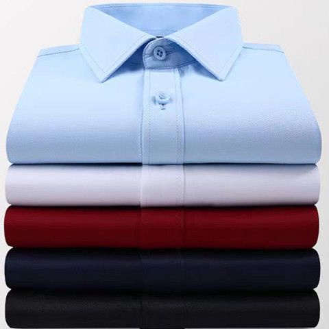 Áo Sơ Mi Tay Dài Màu Xám Đen Thời Trang Công Sở Cho Nam