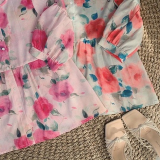 Áo hoa babydoll