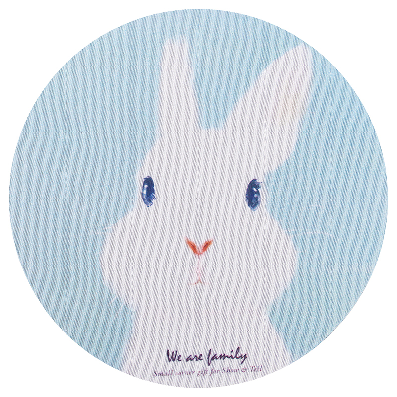 Miếng lót chuột máy tính hình tròn họa tiết hoạt hình đáng yêu