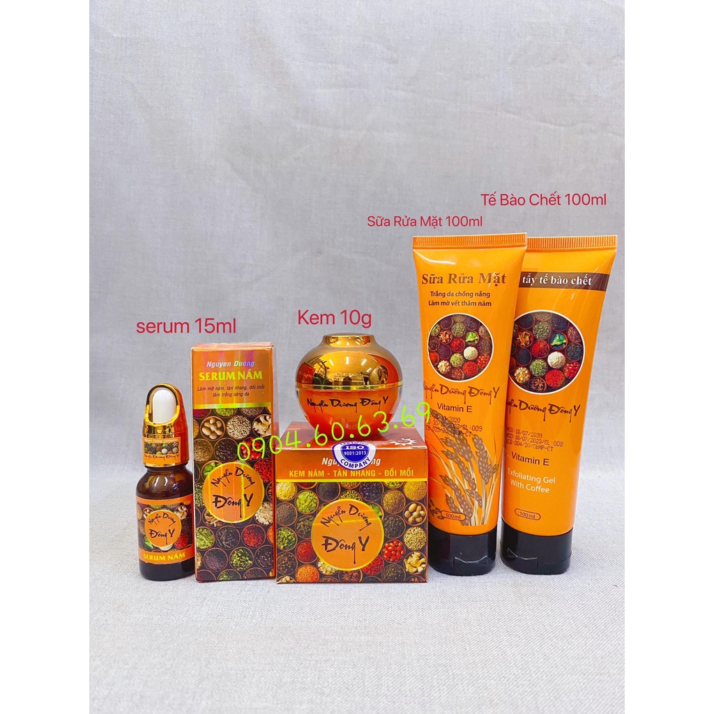Combo Kem NGUYỄN DƯƠNG ĐÔNG Y 10g Nám Tàn Nhang Đôi Mồi 4in1