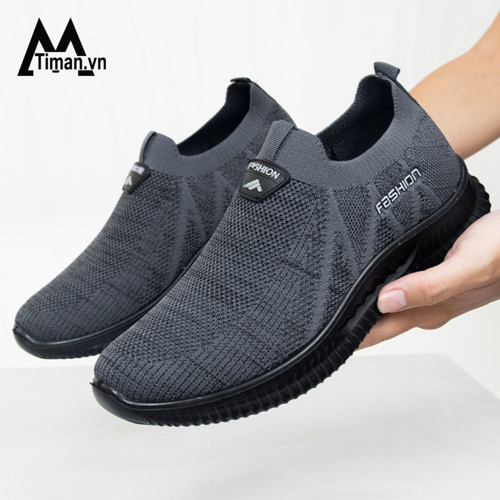 Giày thể thao nam, giày sneaker TIMAN GH28 đế êm vải thoáng khí bảo hành 1 năm