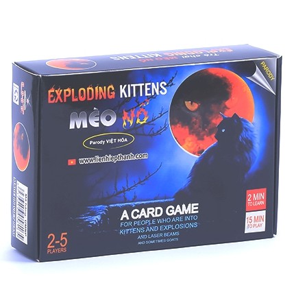 Bài Mèo nổ Exploding Kittens Việt hóa