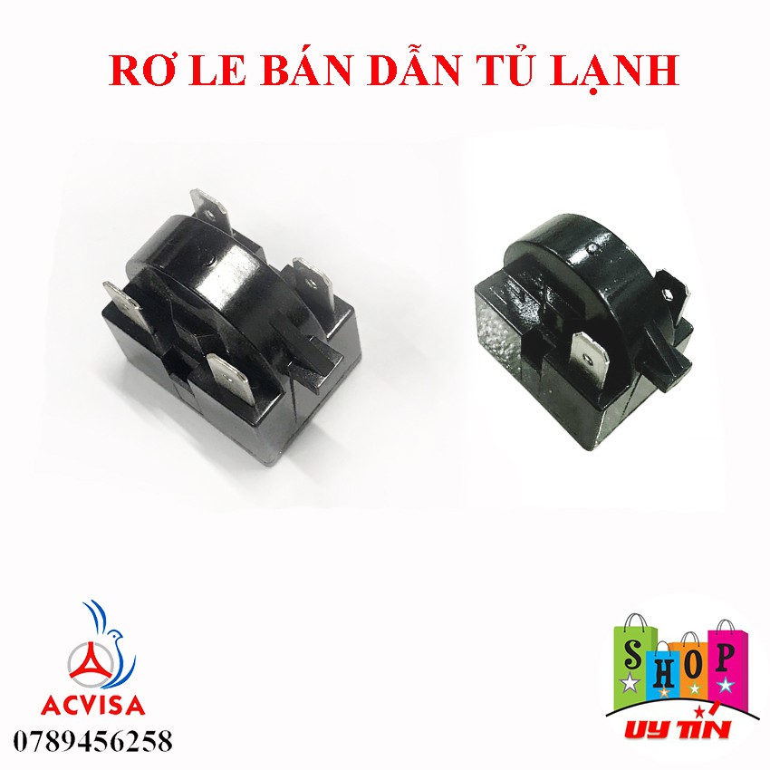 Combo 2 Rơ le bán dẫn tủ lạnh 22Ω, 33Ω, 1 chân, 3 chân, 4 chân - Linh kiện tủ lạnh giá tốt - Hàng chất lượng