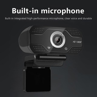 Webcam góc rộng Full HD 1080P 130 ° cho cuộc gọi video HD cho máy tính xách tay có micrô và sử dụng cổng USB