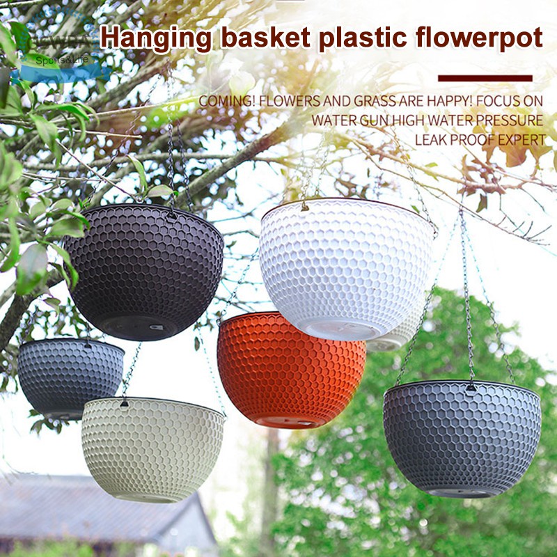 Chậu trồng cây treo ban công tiện dụng