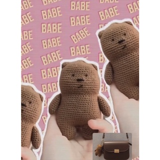 Móc khoá len gấu Brown🐻🐻
