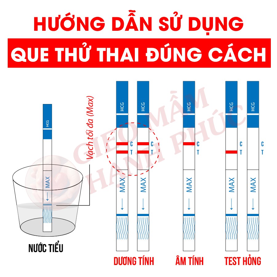  Que thử thai cao cấp QUICK TANA phát hiện sớm nhanh chính xác