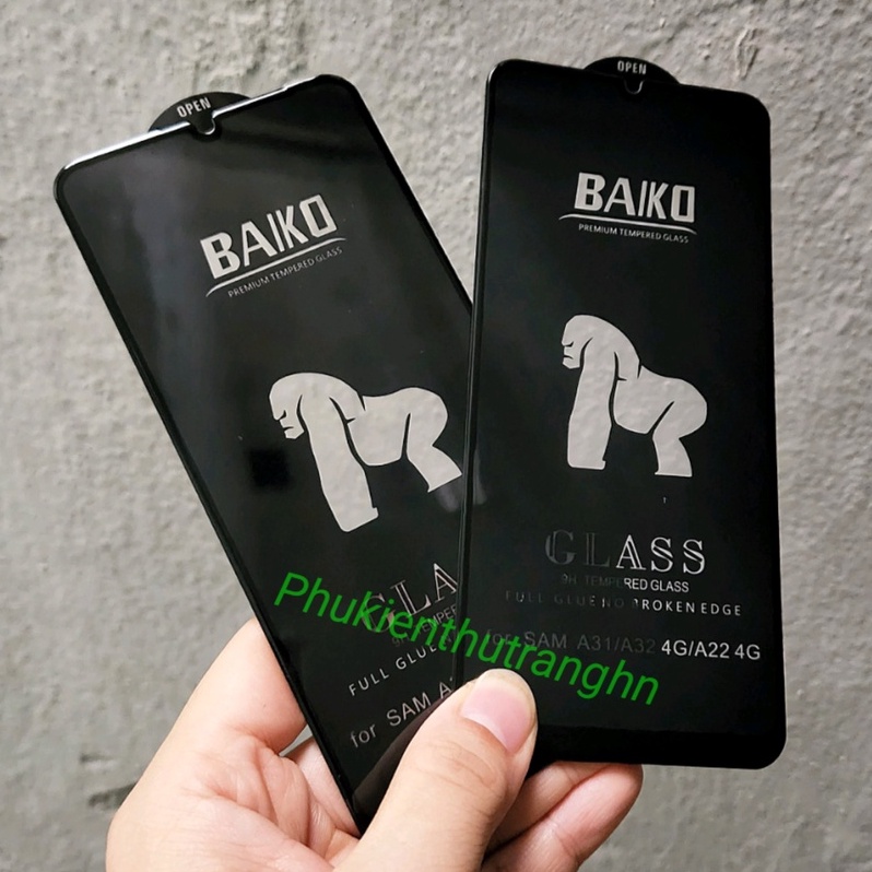 Cường lực Full màn BAIKO cao cấp Samsung A04 A04S A04E A14 M14 M23 M33 A13 A33 A70 A23 A12 M12 M21 M31 A31 A10 A10S M10