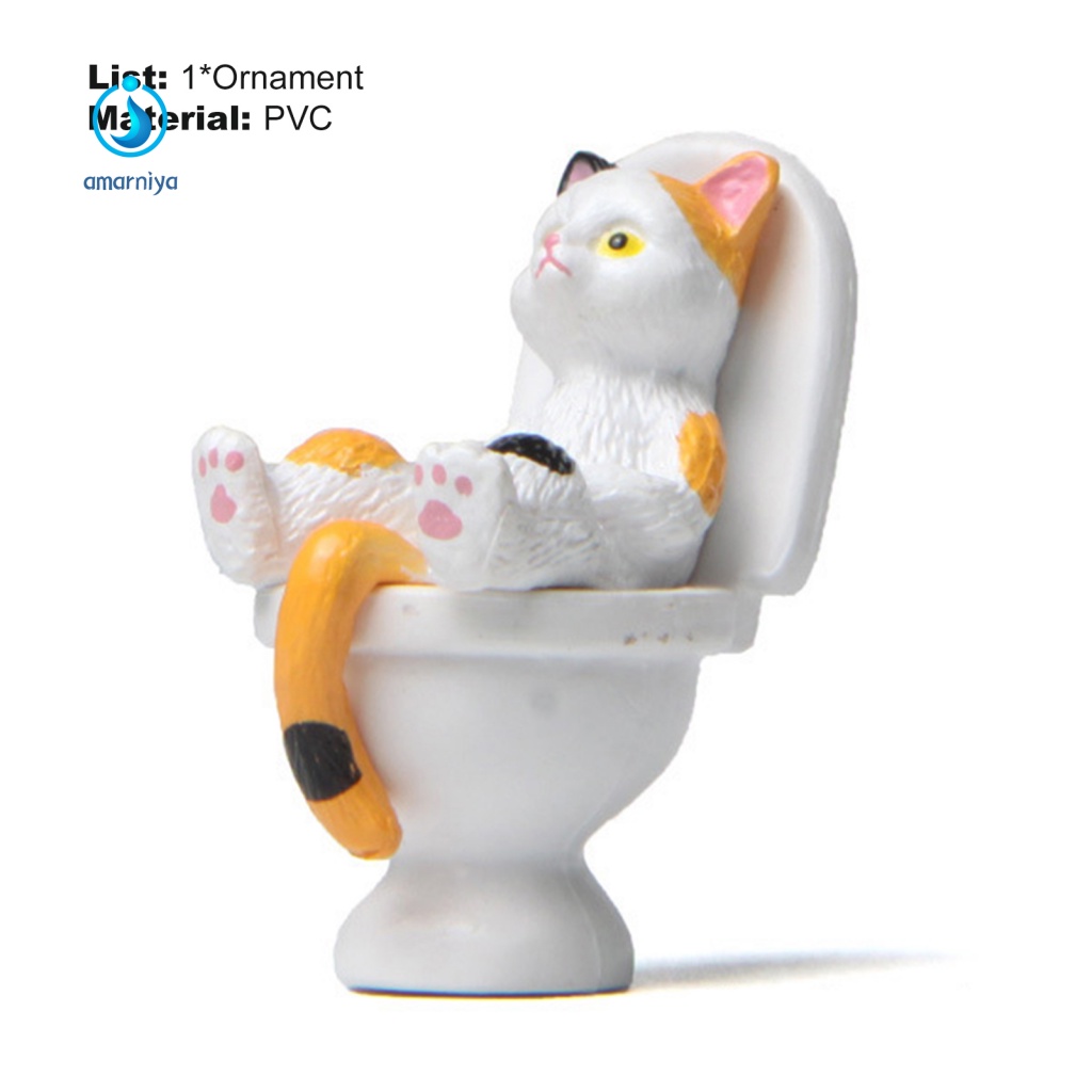 Mô Hình Chú Mèo Mini Biểu Tượng Cảm Xúc Sống Động Dùng Làm Quà Tặng Sinh Nhật Cho Bé
