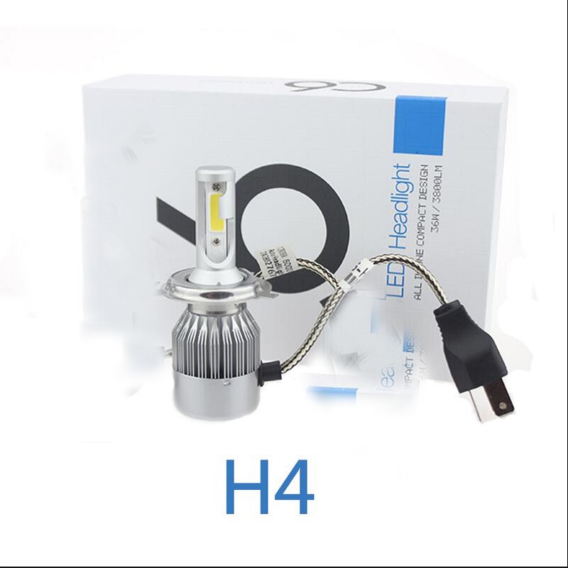 đèn pha led C6 H4 cho xe máy