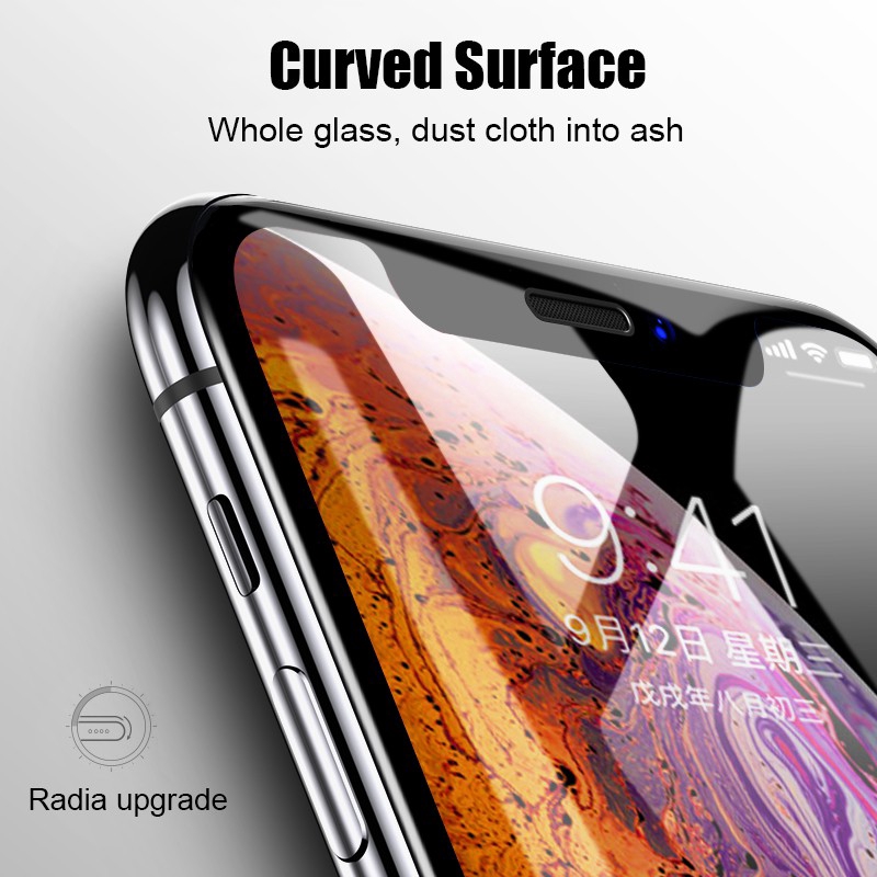 Kính cường lực bảo vệ toàn diện màn hình cho iPhone Se2 X Xs Max Xr 8 6 6s 7 Plus 11 Pro