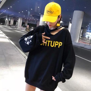 (Order-M) Ulzzang GNCM Áo len giấu quần trễ vai cổ choker M313-1 KS