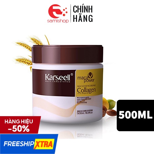 Kem Ủ Tóc Collagen Karseell Maca 500ml