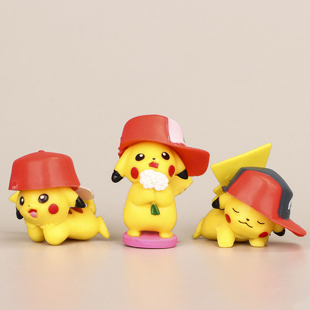 Set 6 mô hình đồ chơi nhân vật trong Pokemon