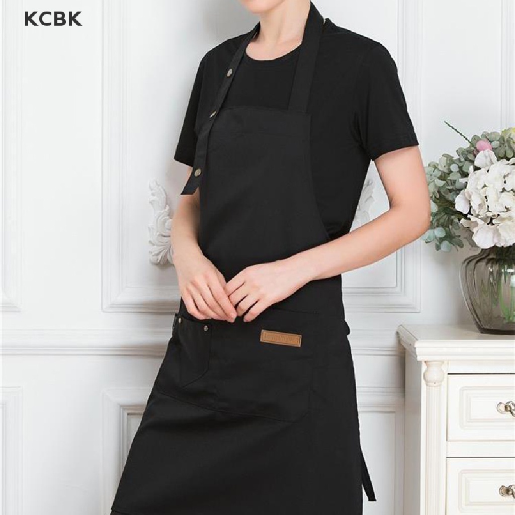 Tạp Dề Unisex Vải Bố Có Thể Điều Chỉnh Dùng Khi Làm Bếp